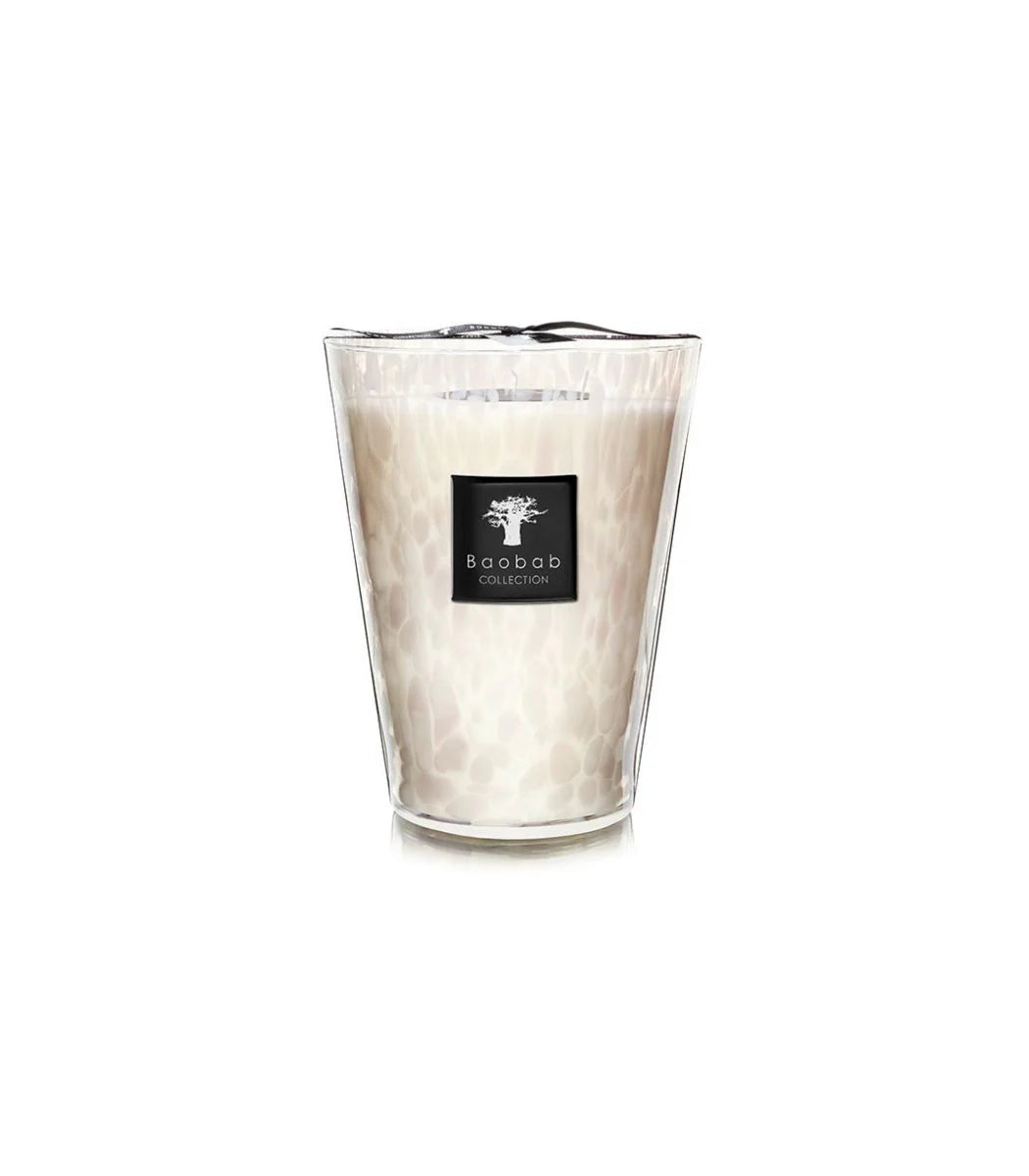Bougie White Pearls