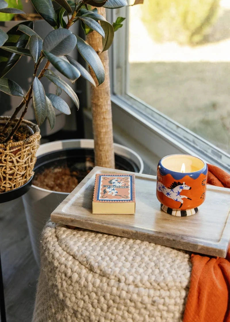 Bougie A Dopo Horse Ceramic – Sienna Sunset