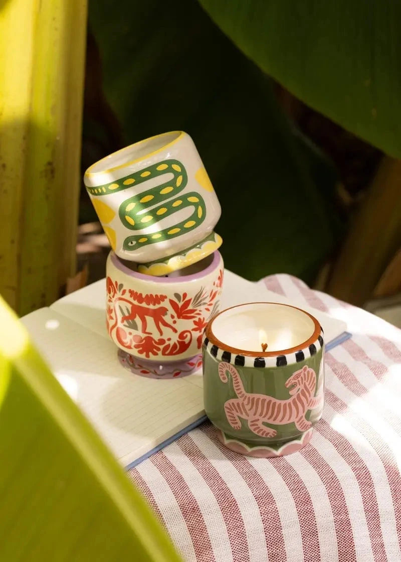 Bougie A Dopo Snake Ceramic – Lemongrass