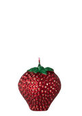 BOUGIE FRAISE S PARAFFINE ROUGE
