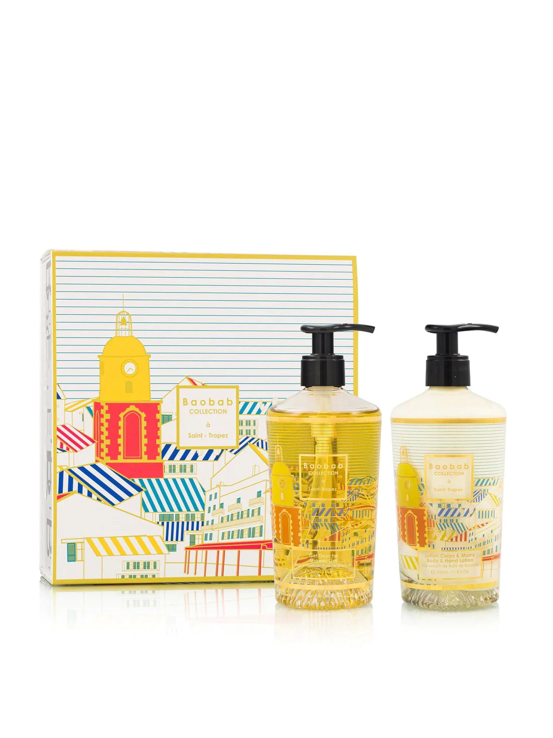 Coffret cadeau - St Tropez - Lotion corps & mains et gel lavant mains
