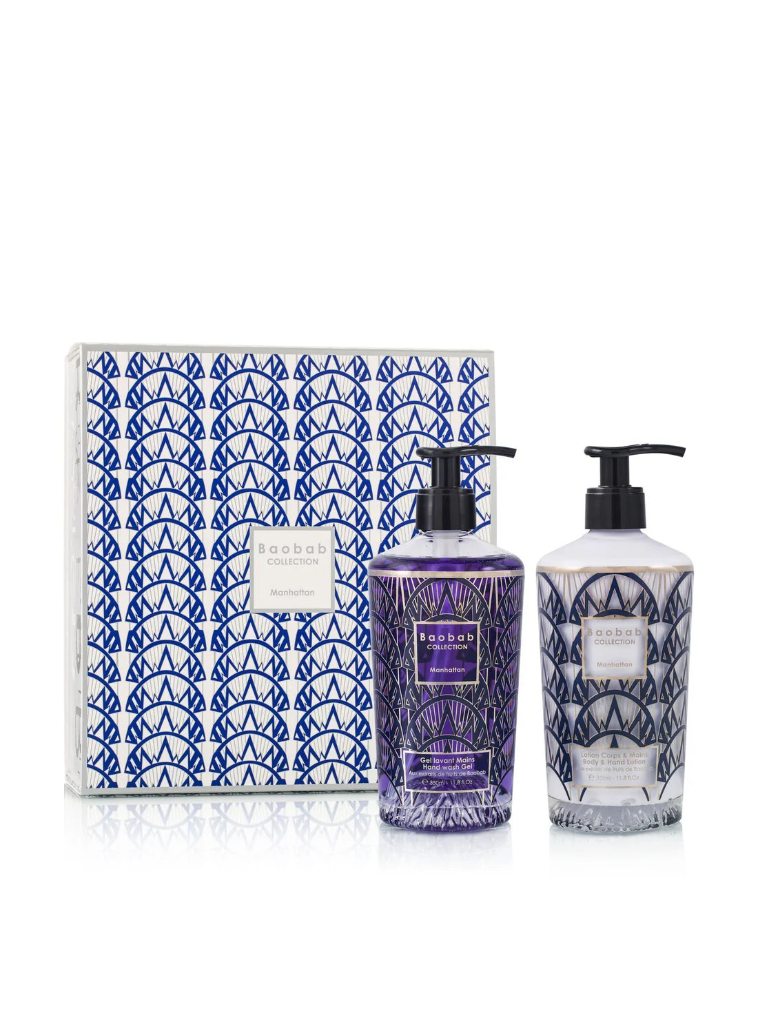 Coffret cadeau - Manhattan - Lotion corps & mains et gel lavant mains