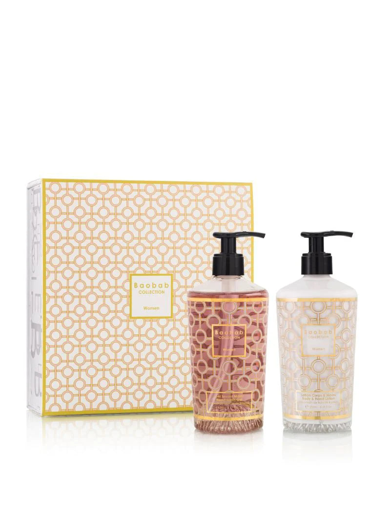 Coffret cadeau - Women - Lotion corps & mains et gel lavant mains