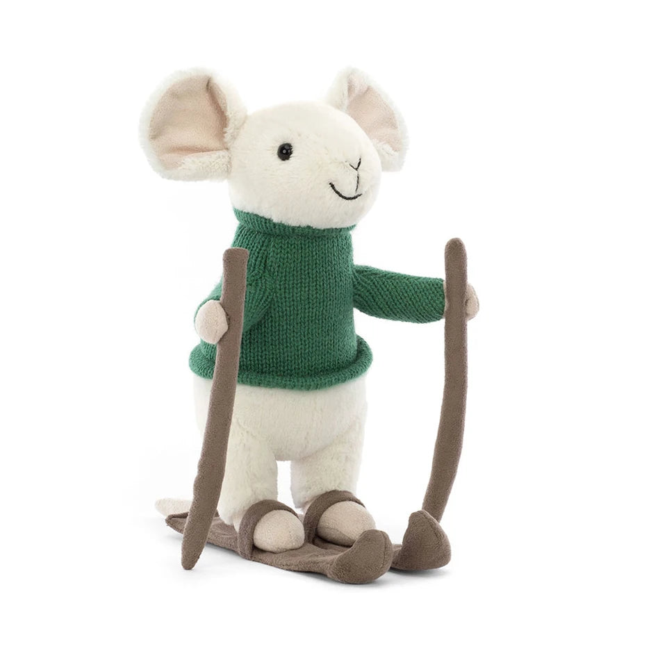 MERRY MOUSE SKIING - JELLYCAT