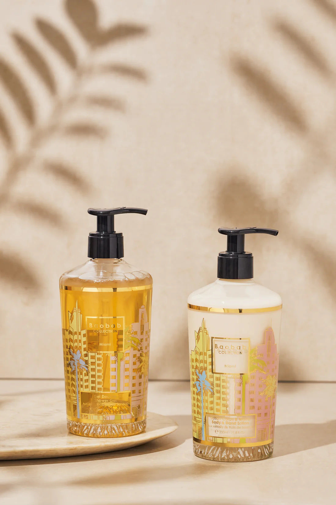 Coffret cadeau -Miami - Lotion corps & mains et gel lavant mains