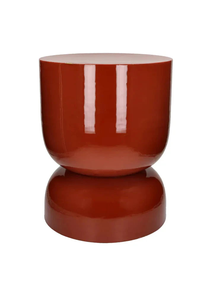 MIMEA ROUILLE - TABOURET FER 36x46