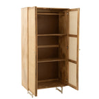 Armoire Weaving Bois Naturel – 95x45x190 cm
