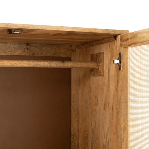 Armoire Weaving Bois Naturel – 95x45x190 cm