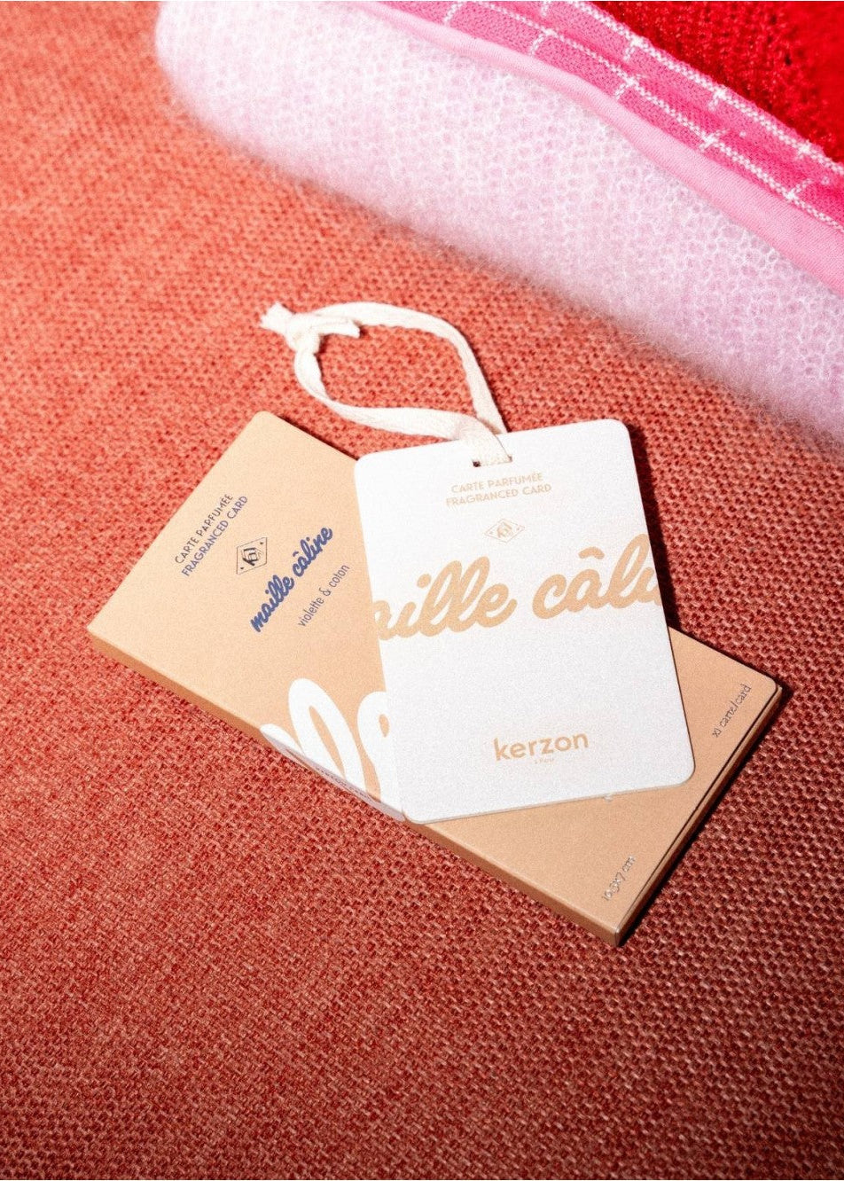 CARTE PARFUMEE MAILLE CALINE