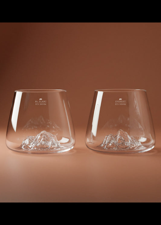 S/2 VERRES EVEREST ET MONT BLA